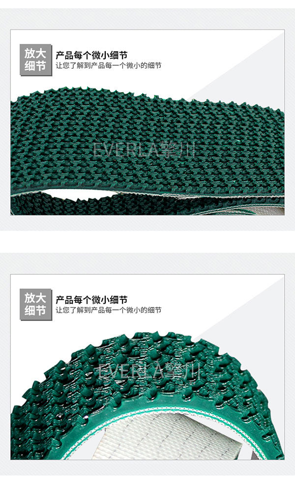 包裝行業(yè)_<a href='http://www.rongnl.com/' target='_blank'><u>PU同步帶</u></a>加綠色花紋